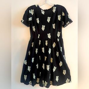 Disney Mickey Ghost Allover Print Dress Cakeworthy. Good Condition